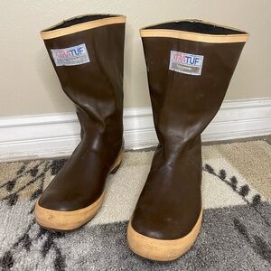 Xtratuf neoprene men’s size 8 fishing boat boots brown